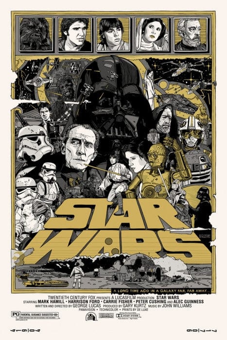 Star Wars  Variant Tyler Stout poster