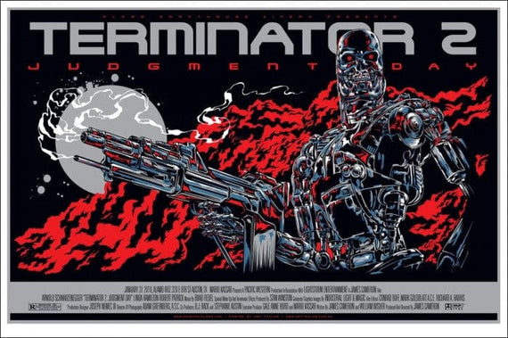 Terminator 2 Judgment Day  Variant Ken Taylor poster