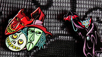 New NIGHTMARE BEFORE CHRISTMAS Enamel Pins On Sale Now