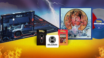 35 Years of Back to the Future – New Soundtrack LP, Poster, Puzzle, and Enamel Pins