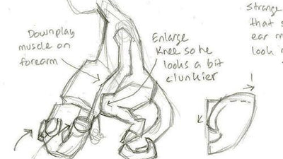 Baby Hellboy 1/6 Scale Figure: Concept Sketches