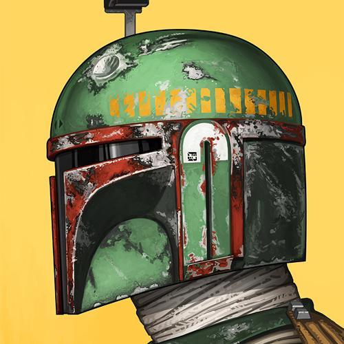 STAR WARS: Boba Fett & AT-AT Driver by Mike Mitchell