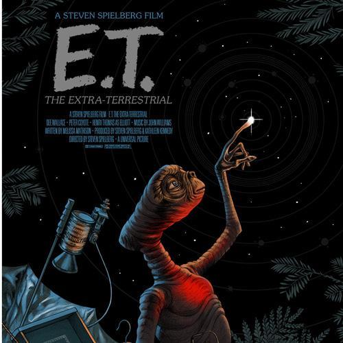 New Poster: E.T. THE EXTRA-TERRESTRIAL by Jonathan Burton!