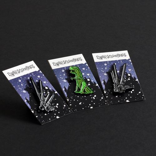 EDWARD SCISSORHANDS Enamel Pins are On Sale Now!