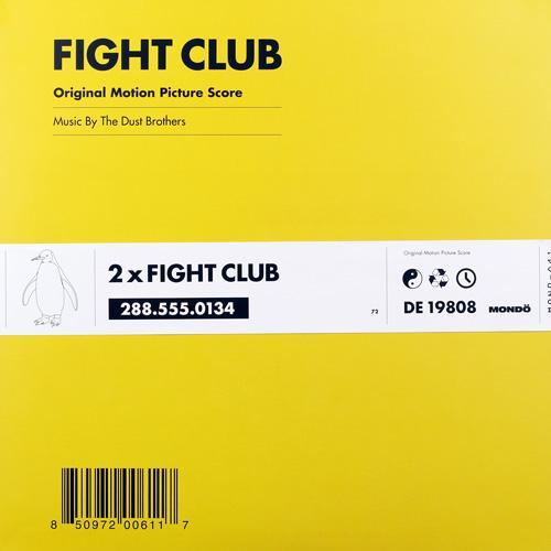 New Music Release: FIGHT CLUB Original Soundtrack 2XLP