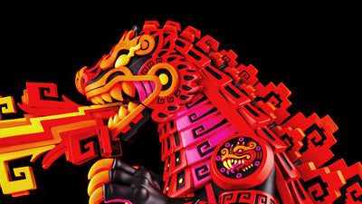 Godzilla Vinyl Figure by Urban Aztec – Burning Variant (On-Sale Info)