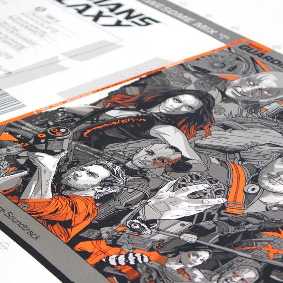 GUARDIANS OF THE GALAXY Awesome Mix Vol. 1 Vinyl Soundtrack Detail Shots!