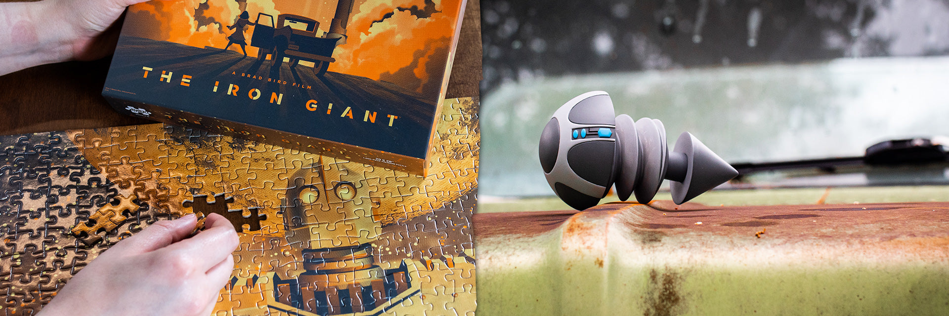 THE IRON GIANT Bolt Vinyl Toy and Puzzle Re-Release