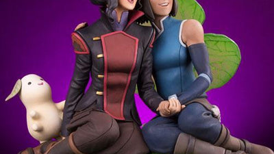 Korra & Asami in the Spirit World Statue!
