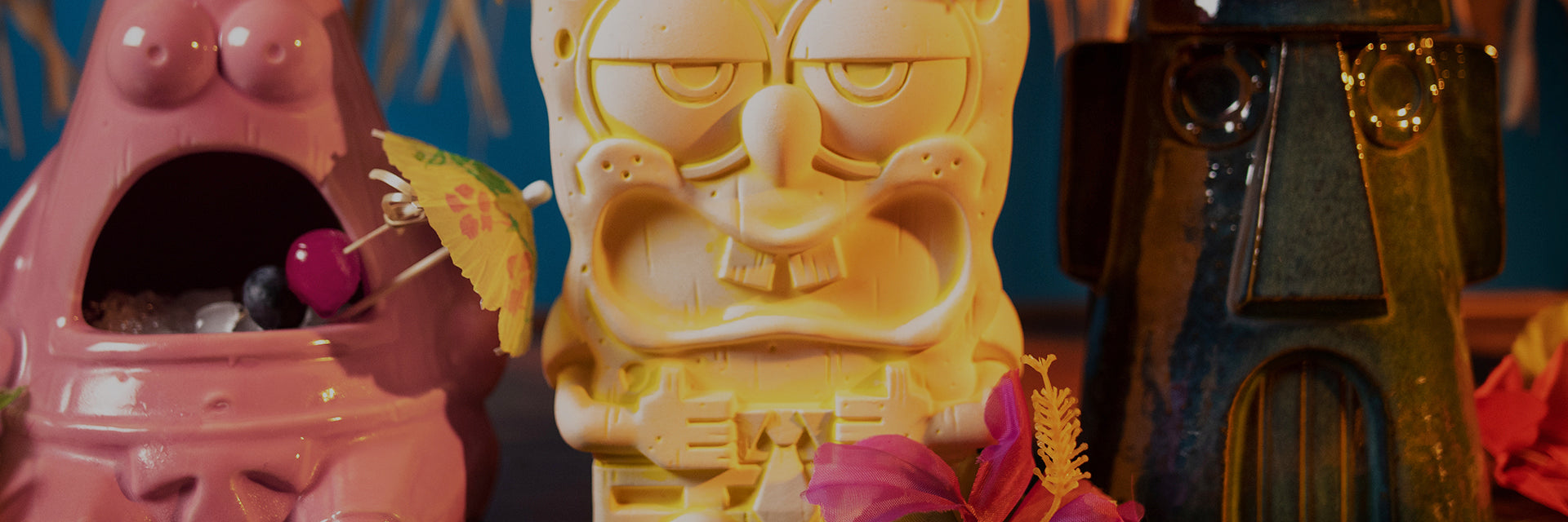 Order Up! Introducing Our First Line of SpongeBob SquarePants Tiki Mugs.