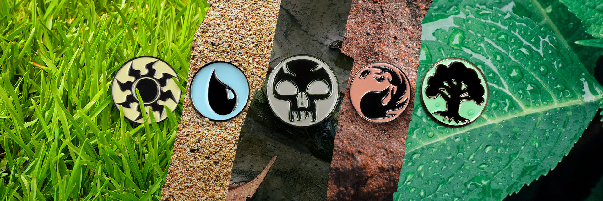 Enchant Your Lands With Magic: The Gathering Enamel Pins