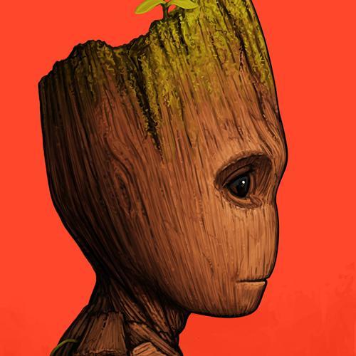 GOTG: Baby Groot, Groot & Rocket Portraits by Mike Mitchell!