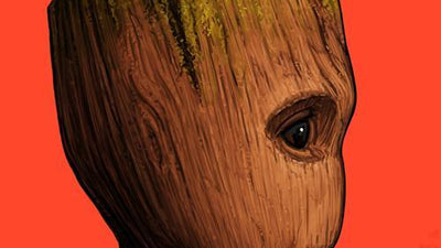 GOTG: Baby Groot, Groot & Rocket Portraits by Mike Mitchell!