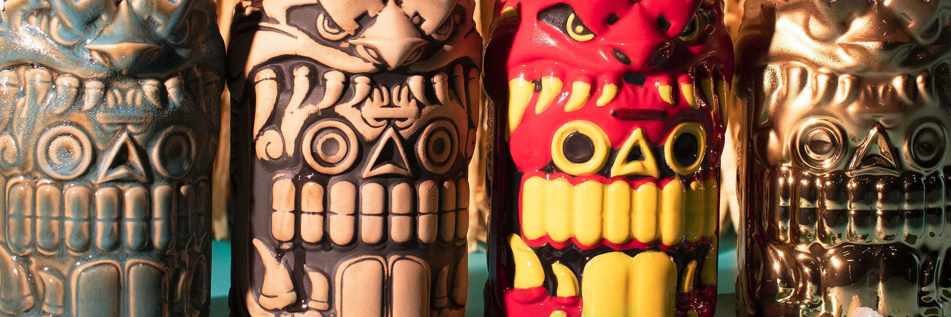 Two New Glazes Added to our Mouth of the Serpent Tiki Mug Collection