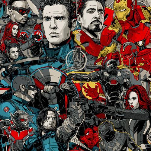 New Poster Release: CAPTAIN AMERICA: CIVIL WAR by Tyler Stout!