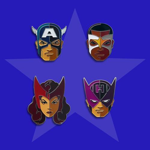 CAPTAIN AMERICA: CIVIL WAR Enamel Pins