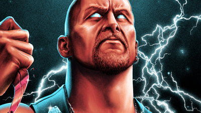 WRESTLEMANIA 13: STONE COLD STEVE AUSTIN VS. BRET HART Poster by MATT RYAN TOBIN On Sale Info