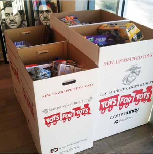 TOYS FOR TOTS: Annual Toy Drive!