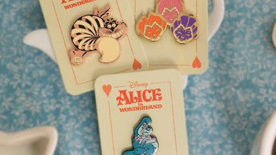 New ALICE IN WONDERLAND Enamel Pins!