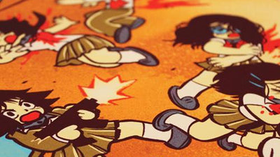 BATTLE ROYALE by Bryan Lee O'Malley and Kevin Tong Detail Shots