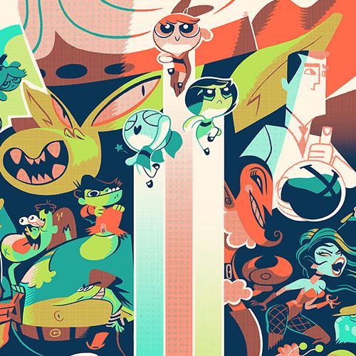 POWERPUFF GIRLS Posters & Enamel Pins!