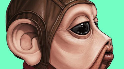 STAR WARS DAY: Nien Nunb & Sandtrooper by Mike Mitchell