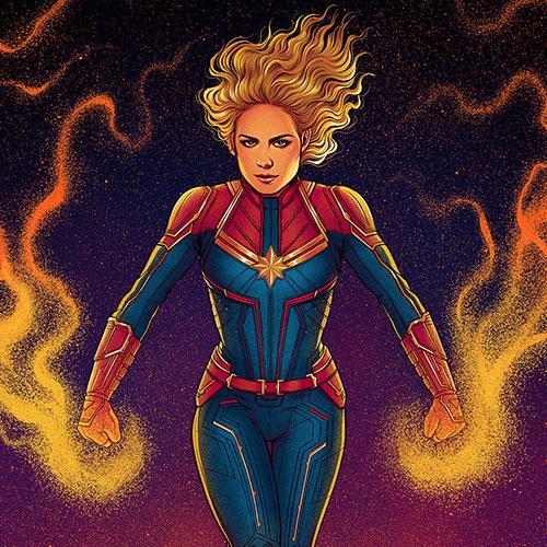 New CAPTAIN MARVEL Poster by Jen Bartel + AVENGERS: ENDGAME & ANT-MAN & THE WASP Enamel Pins by Matt Taylor!