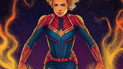New CAPTAIN MARVEL Poster by Jen Bartel + AVENGERS: ENDGAME & ANT-MAN & THE WASP Enamel Pins by Matt Taylor!