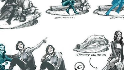 Behind-the-Scenes: Korra & Asami in the Spirit World