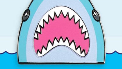 It's JAWS Week — New Enamel Pins from 100% Soft!