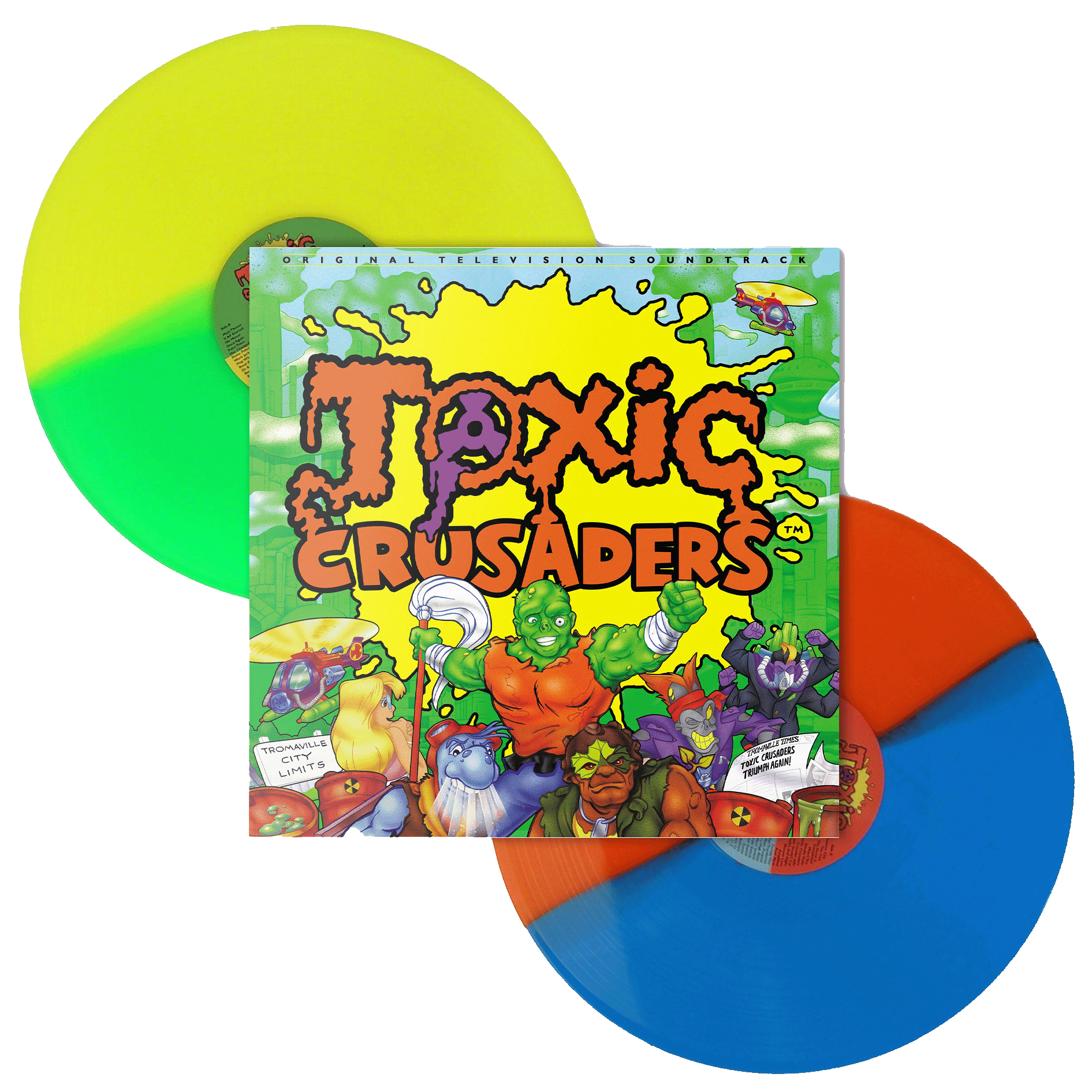 Toxic Crusaders - Original Television Soundtrack 2XLP – Mondo