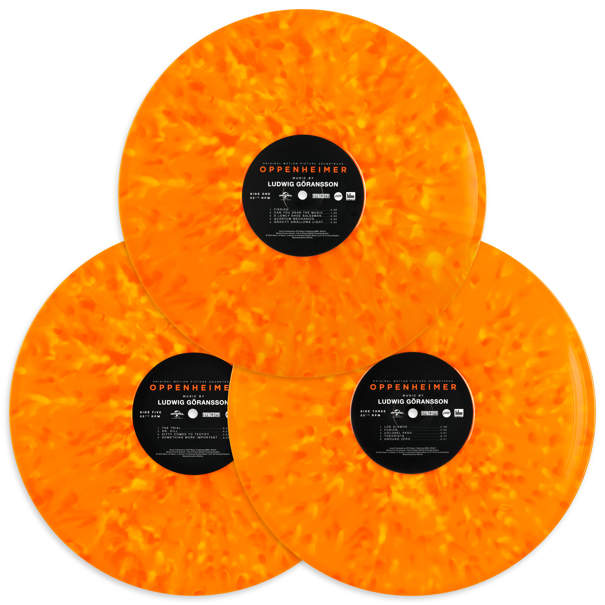 Oppenheimer - Original Motion Picture Soundtrack 3X Orange VINYL LP