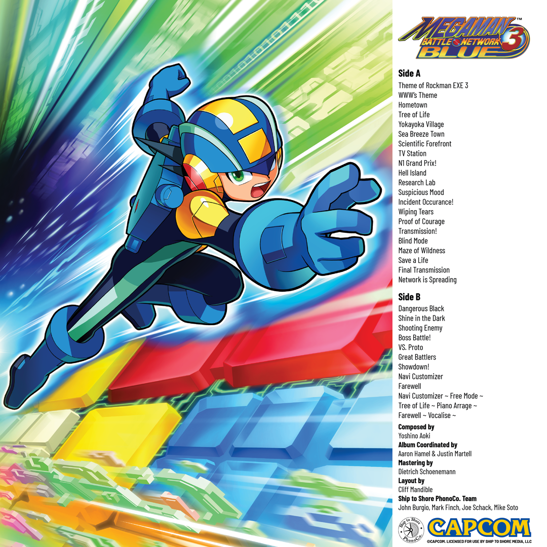 Mega Man Battle Network Original Video Game Soundtrack LP Mondo Ex