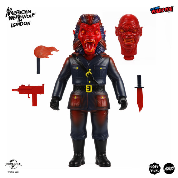 An American Werewolf in London - Nightmare Demon Werewolf Soft Vinyl Figure  - Blood Moon Variant