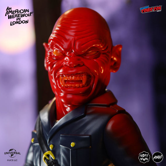 An American Werewolf in London - Nightmare Demon Werewolf Soft Vinyl Figure  - Blood Moon Variant