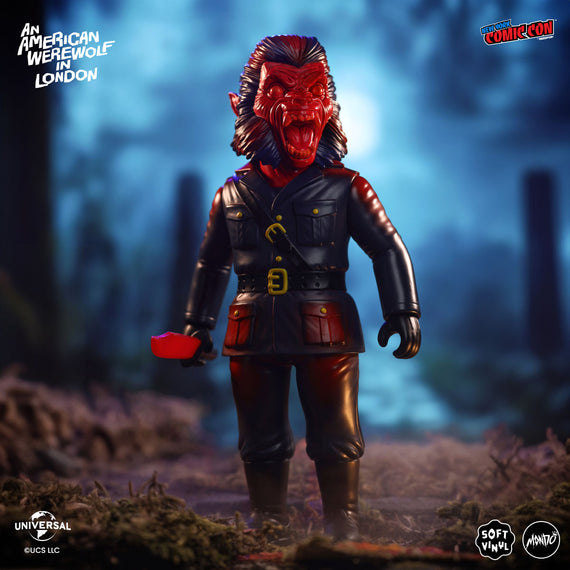 An American Werewolf in London - Nightmare Demon Werewolf Soft Vinyl Figure  - Blood Moon Variant