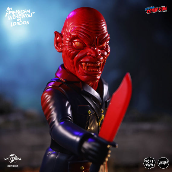 An American Werewolf in London - Nightmare Demon Werewolf Soft Vinyl Figure  - Blood Moon Variant