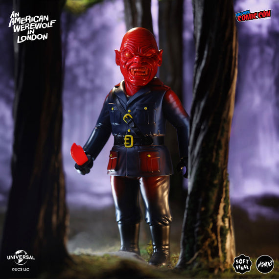 An American Werewolf in London - Nightmare Demon Werewolf Soft Vinyl Figure  - Blood Moon Variant