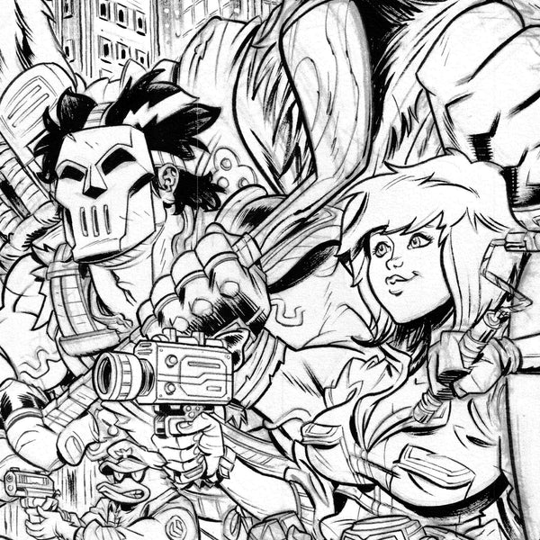 Teenage Mutant Ninja Turtles Mirage Variant Poster