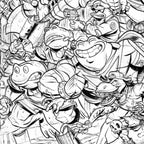 Teenage Mutant Ninja Turtles Mirage Variant Poster