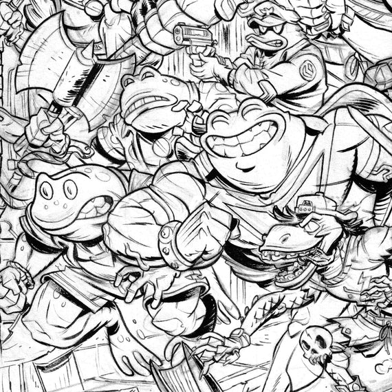 Teenage Mutant Ninja Turtles Mirage Variant Poster