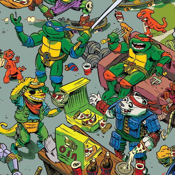 Teenage Mutant Ninja Turtles "Pizza Party" Poster