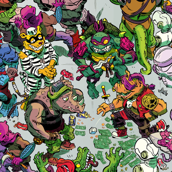 Teenage Mutant Ninja Turtles "Villain Party" Poster