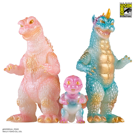 All Monsters Attack Soft Vinyl Figure Set - Cherry Blossom Glow in the Dark Variant