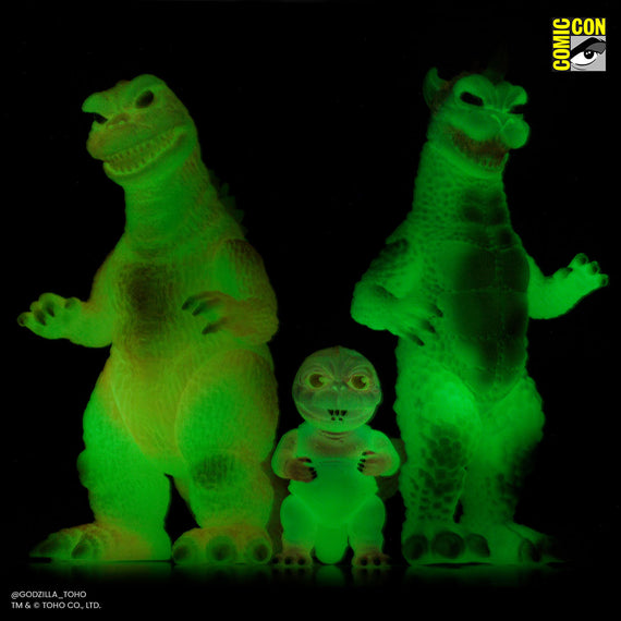 All Monsters Attack Soft Vinyl Figure Set - Cherry Blossom Glow in the Dark Variant