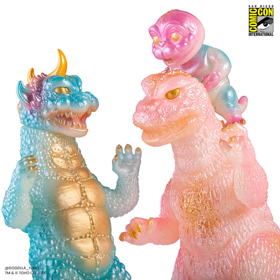 All Monsters Attack Soft Vinyl Figure Set - Cherry Blossom Glow in the Dark Variant