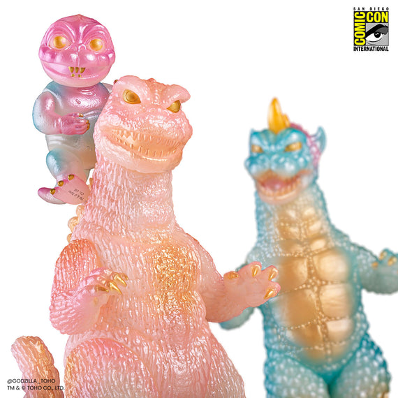 All Monsters Attack Soft Vinyl Figure Set - Cherry Blossom Glow in the Dark Variant