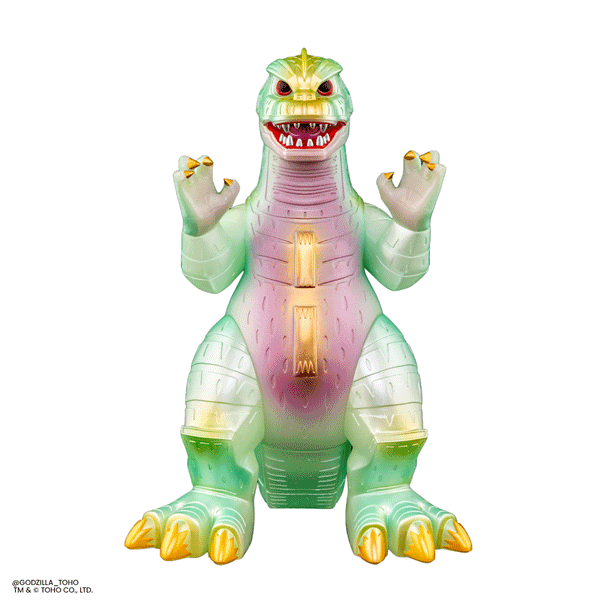 Godzilla - Vinyl Designer Figure by Attack Peter - Kaiju Night Light Variant