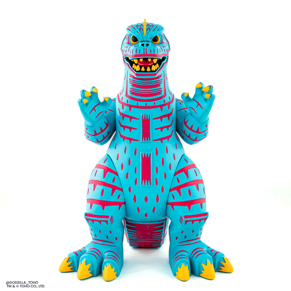 Godzilla - Vinyl Designer Figure by Attack Peter - Vice City Rage Variant