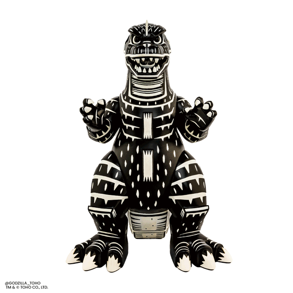 Godzilla - Vinyl Designer Figure by Attack Peter - Linocut Variant